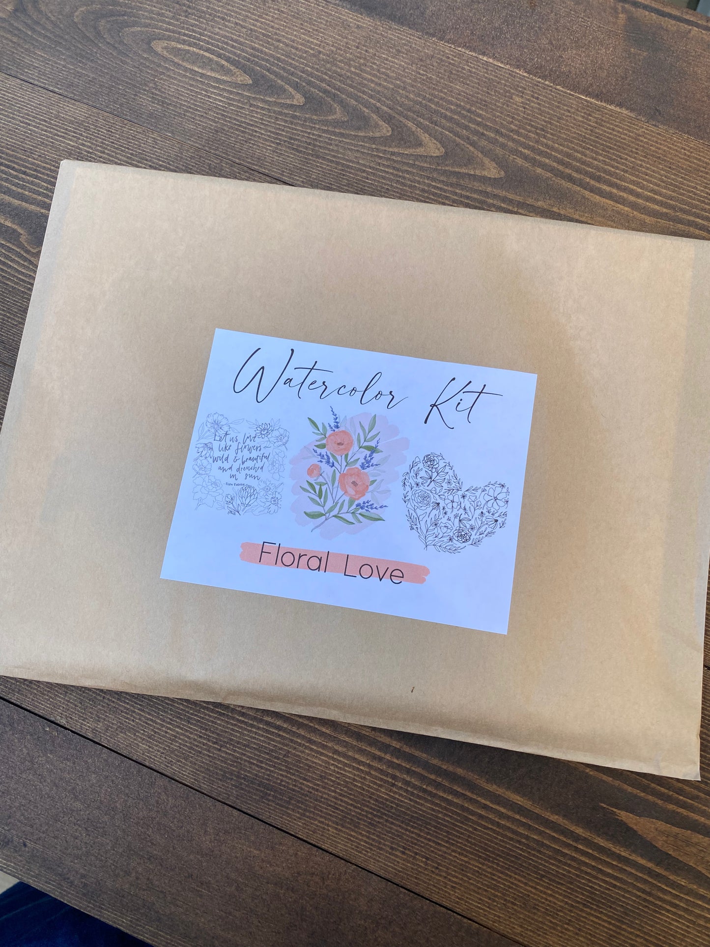 Floral Watercolor Kit
