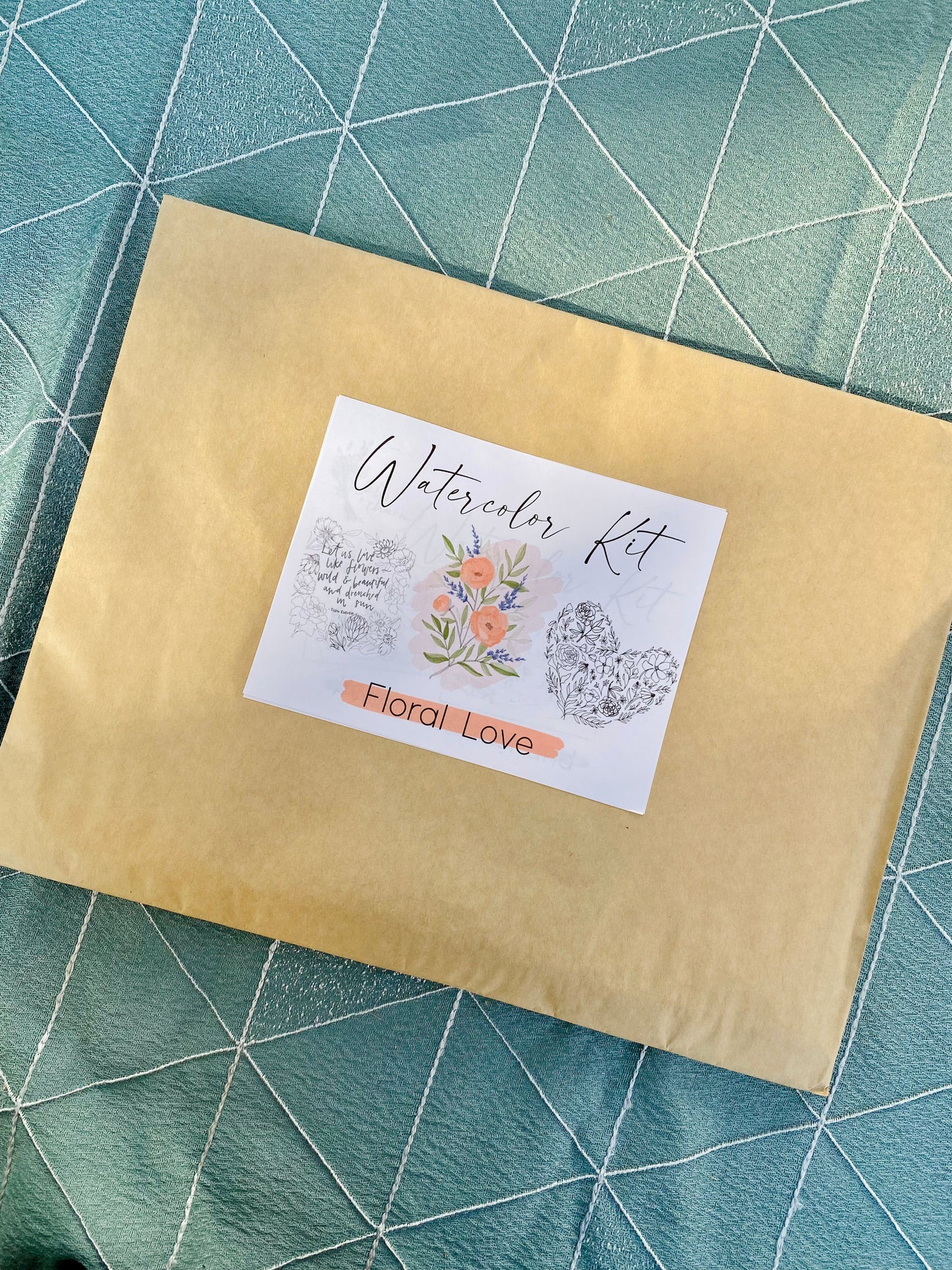 Floral Watercolor Kit
