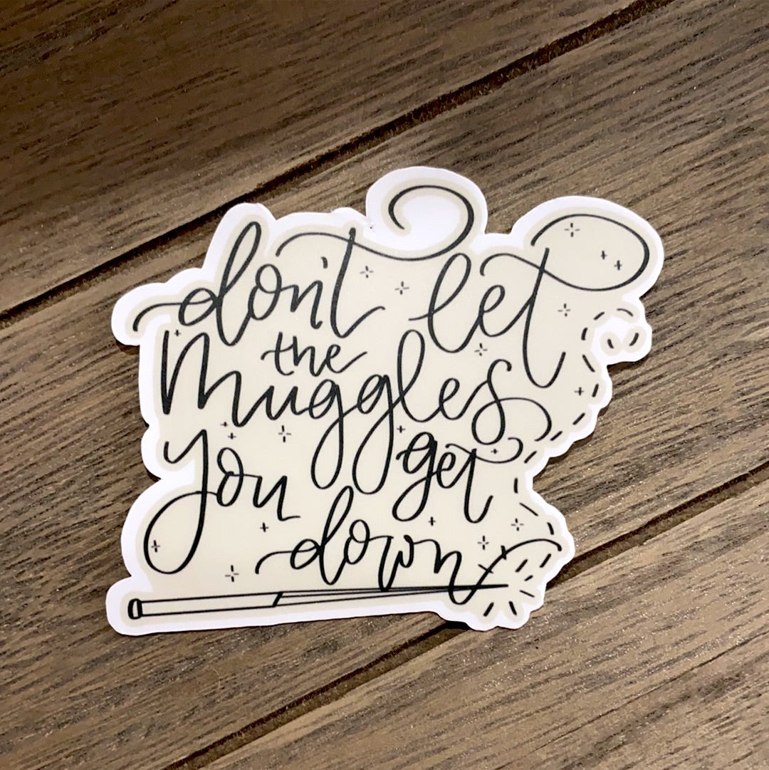 Don’t Let the Muggles Get You Down Sticker