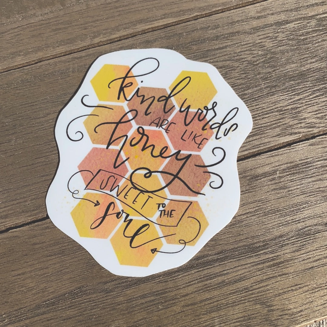 Kind Words Sticker