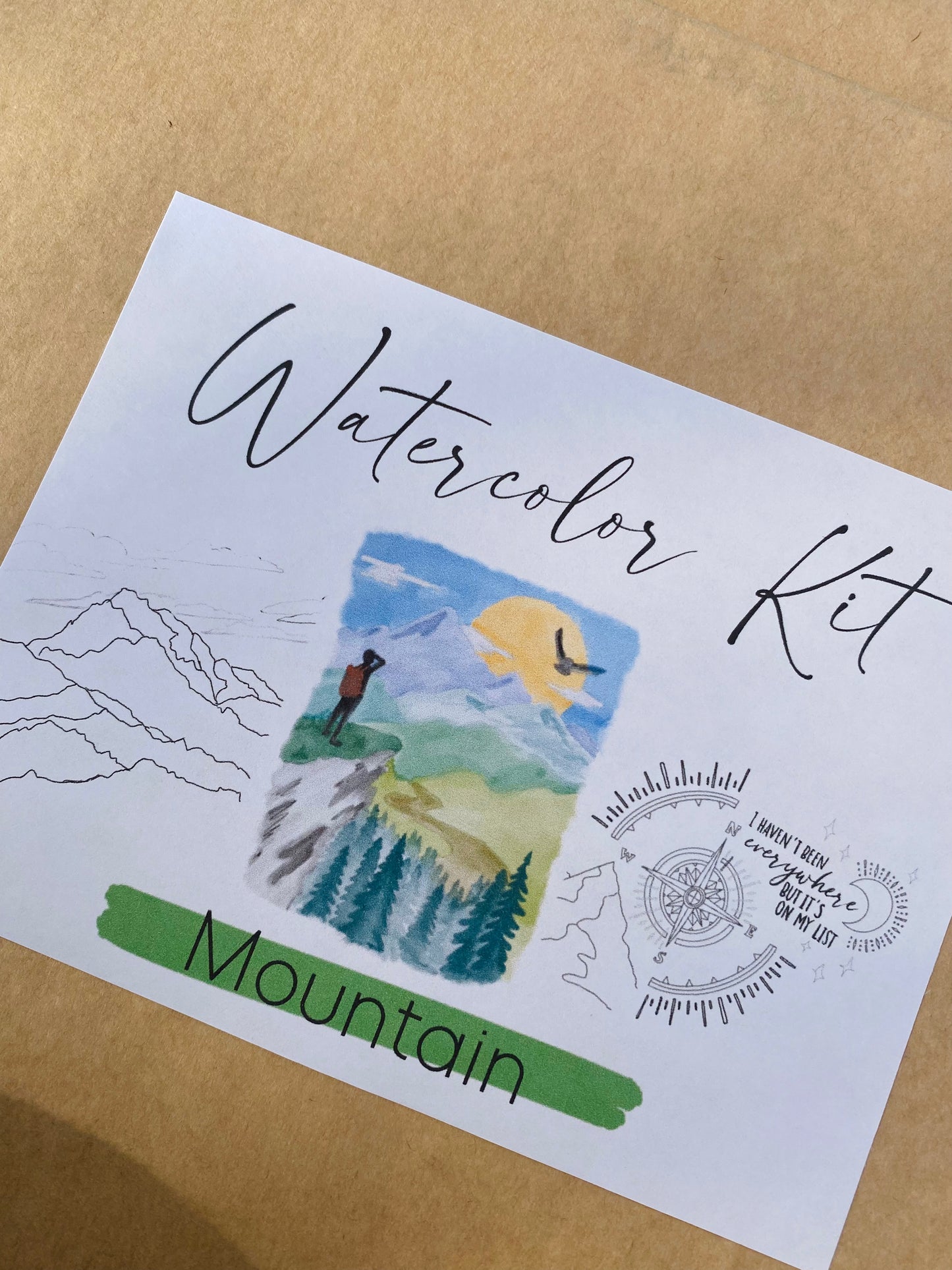 Mountain Watercolor Kit