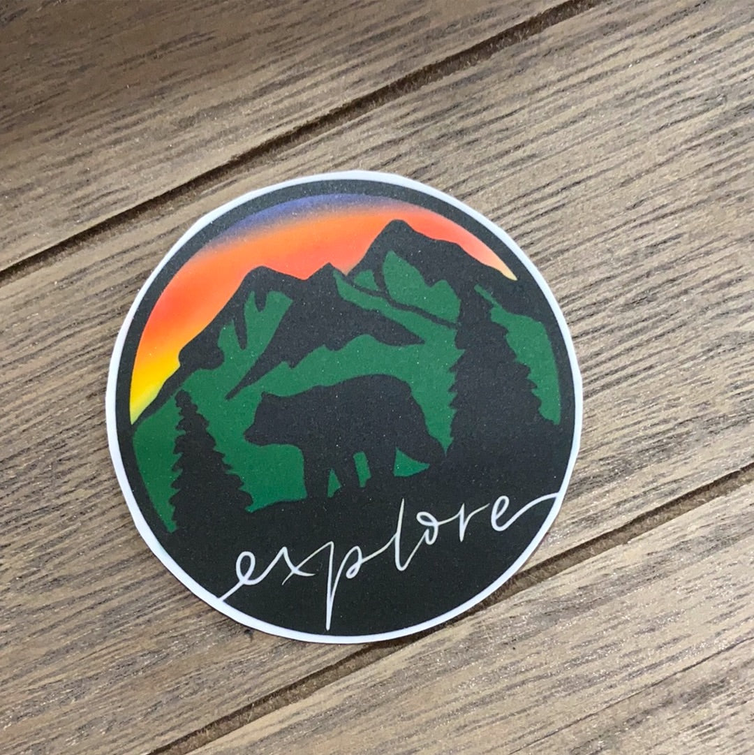 Explore Sticker