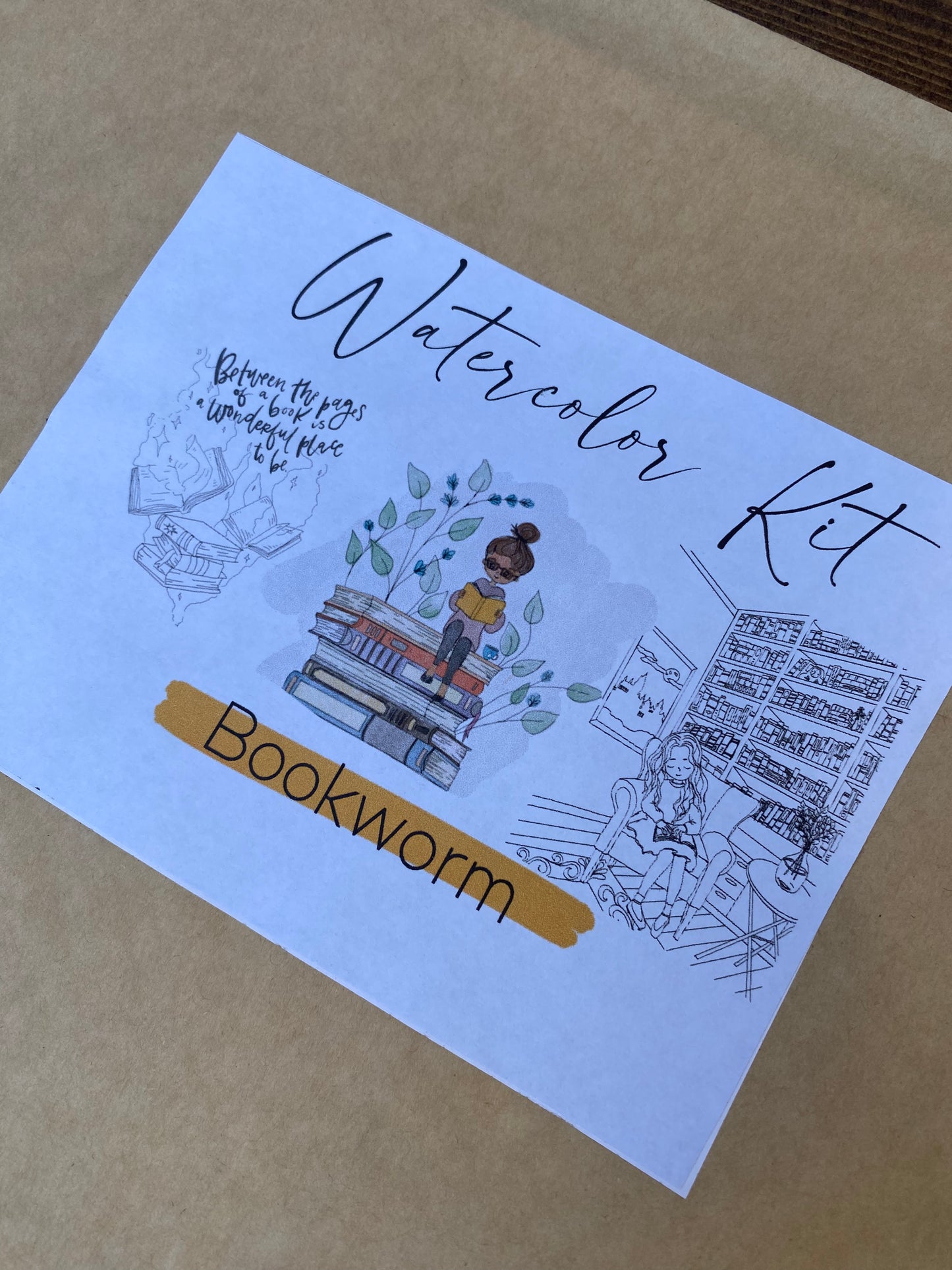 Bookworm Watercolor Kit