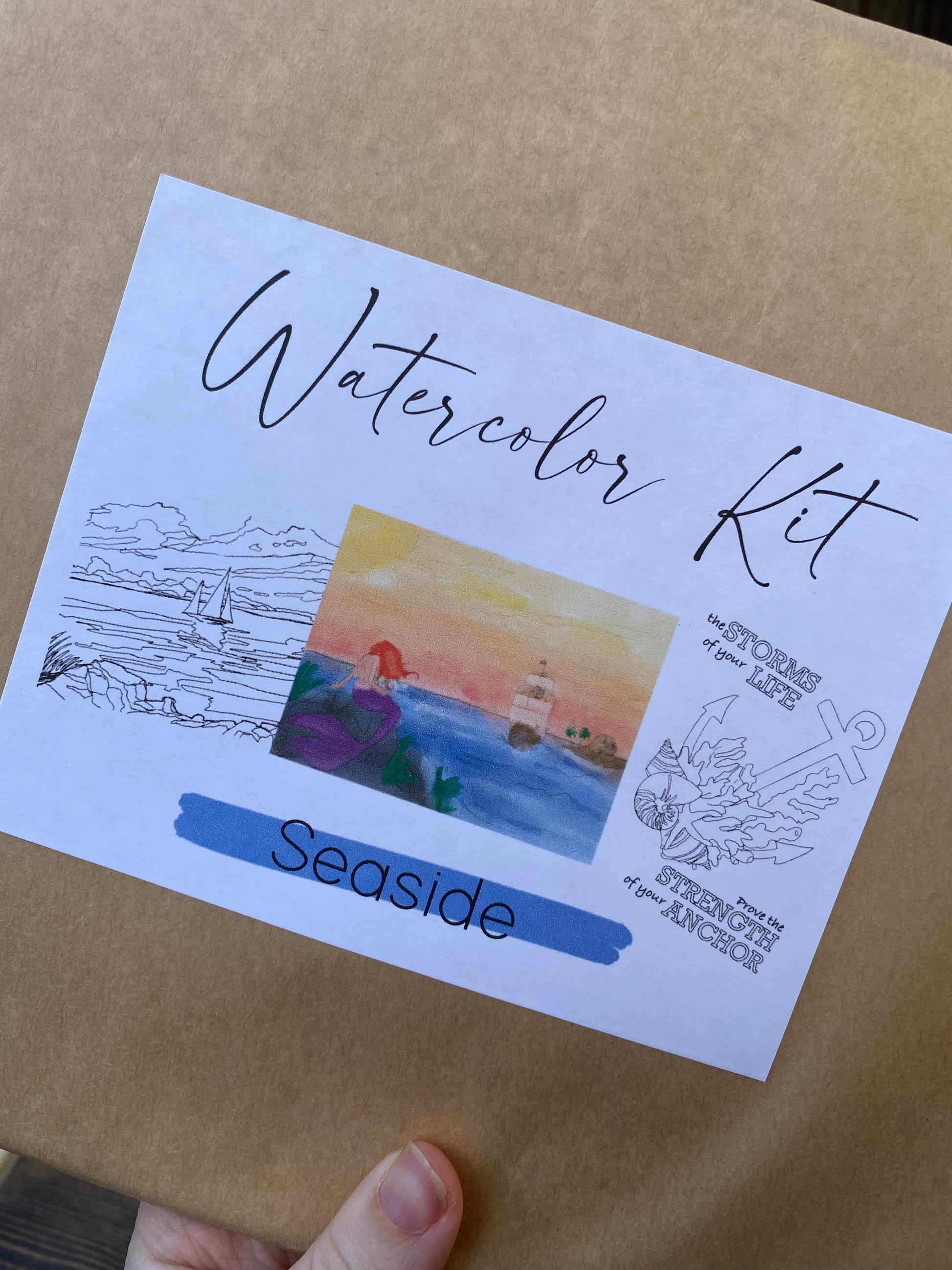 Seaside Watercolor Kit – Color and Charm