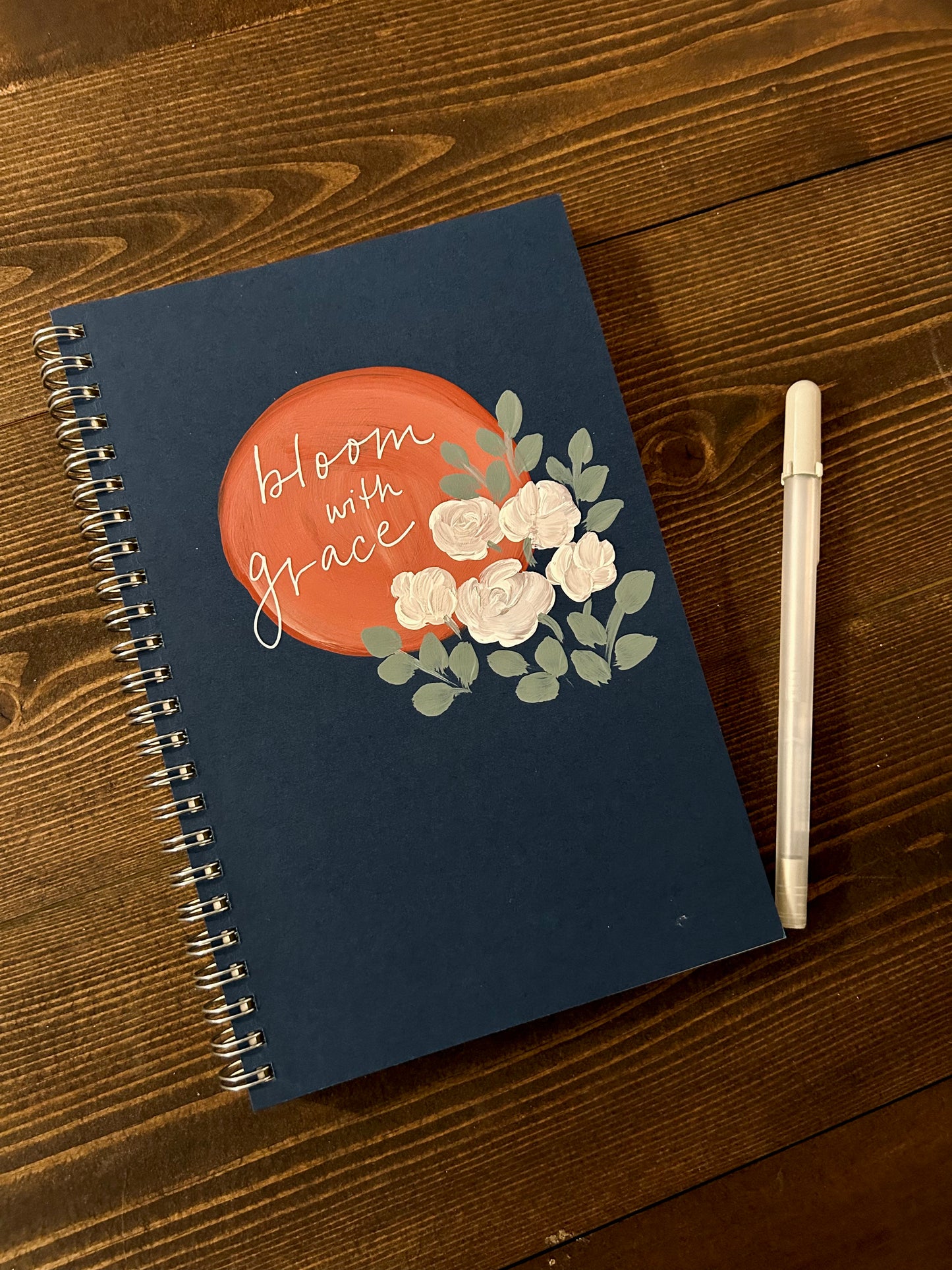 Bloom with Grace Spiral Journal