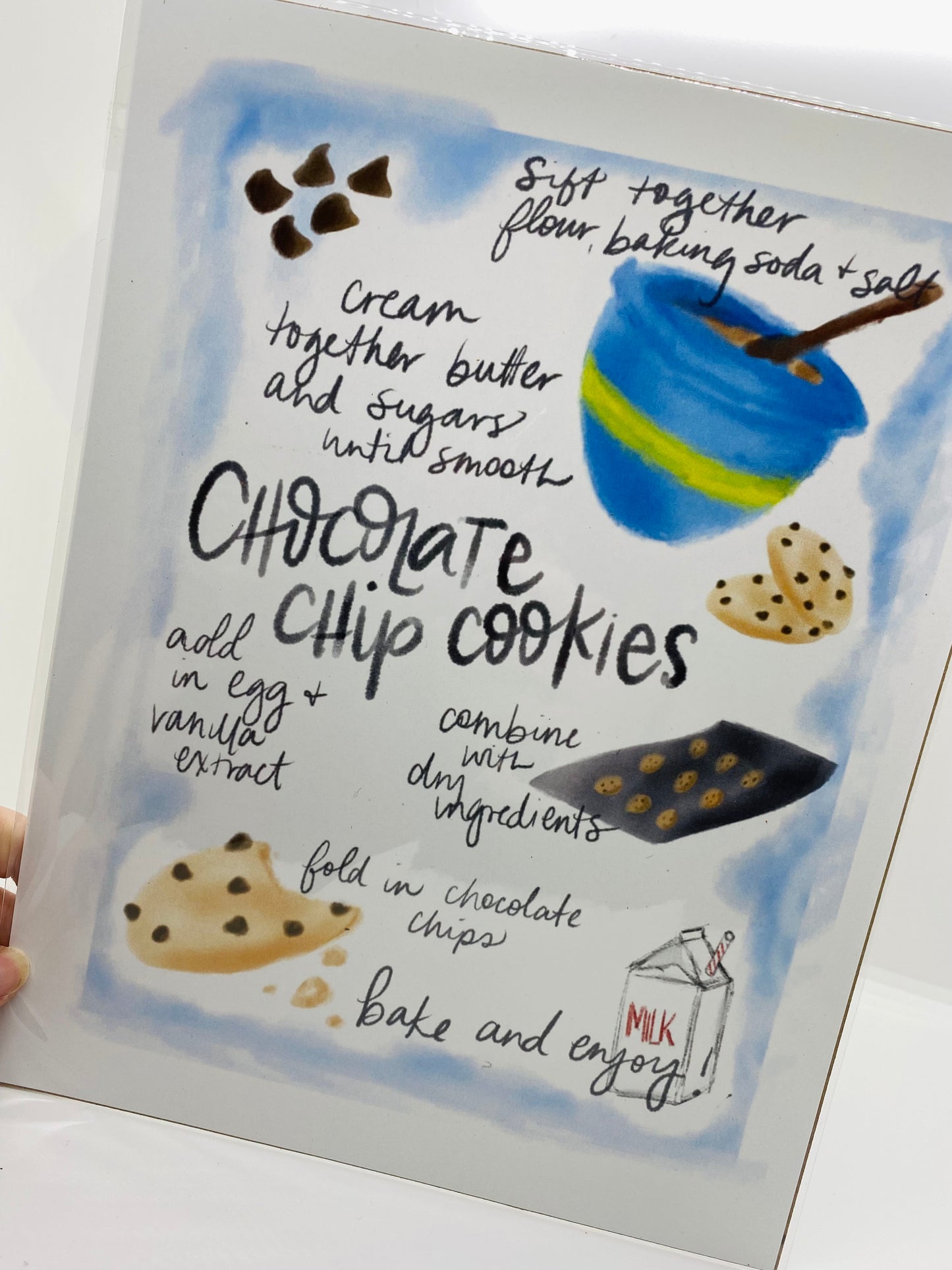 Chocolate Chip Cookies Recipe Print