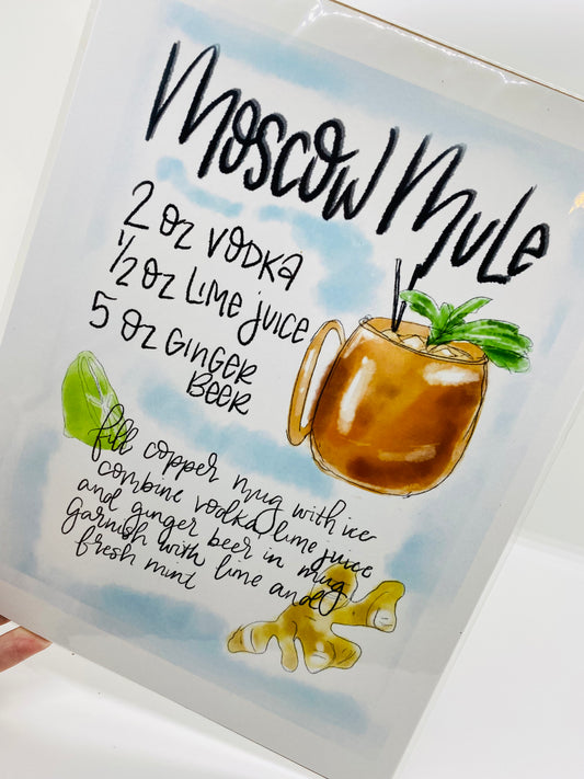 Moscow Mule Recipe Print