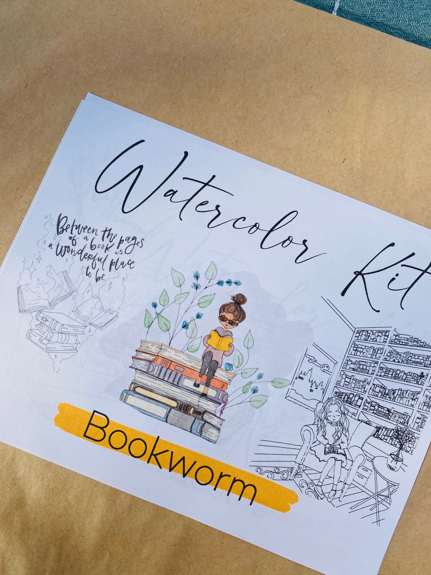 Bookworm Watercolor Kit