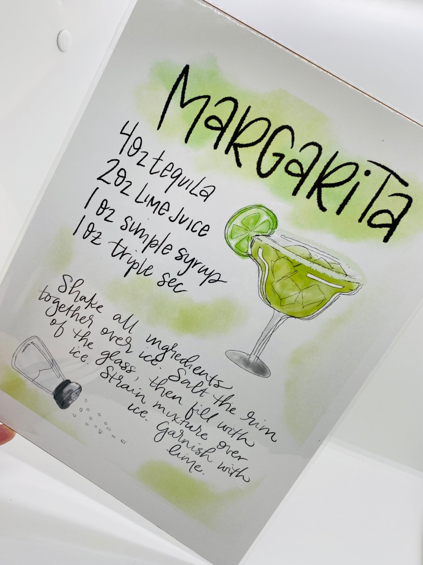 Margarita Recipe Print