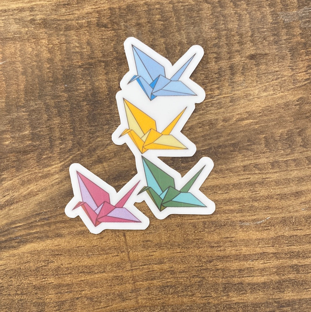 Paper Swans Sticker