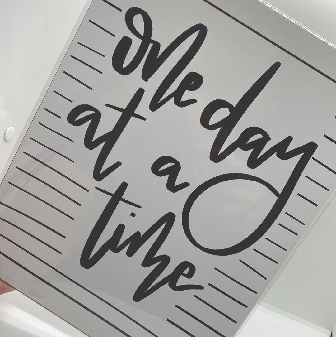 One day at a time Print